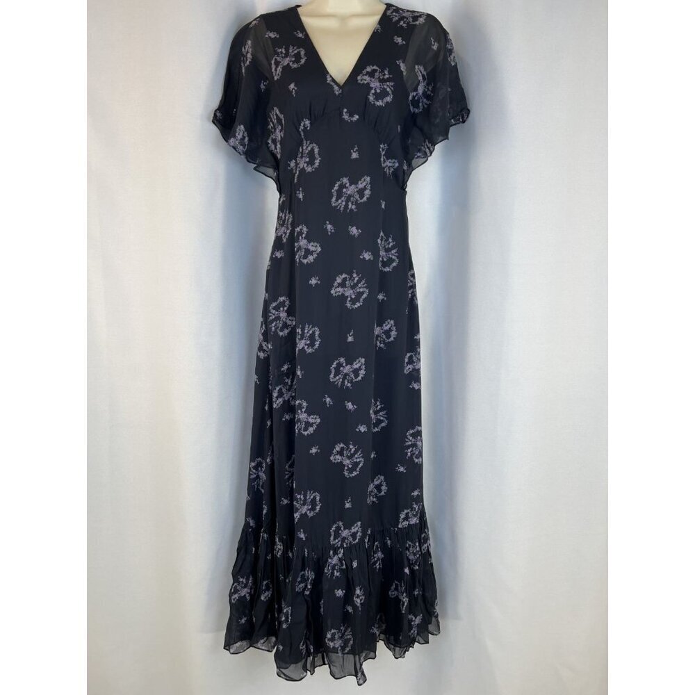 NEW LoveShackFancy Kover Blue Maxi Dress $595 - Picture 4 of 16